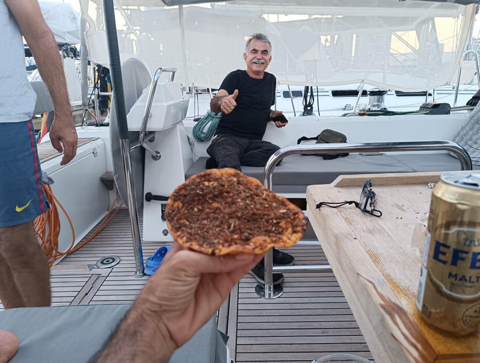 Chilli with bread from Turkey.